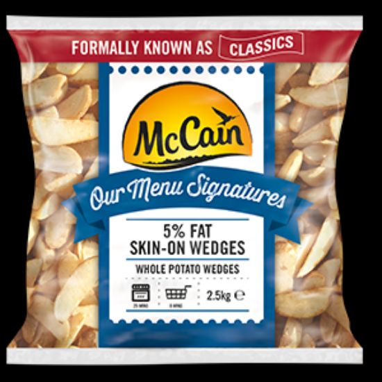 Picture of Mc Cain Potato Wedges S/On 10kg (2645)