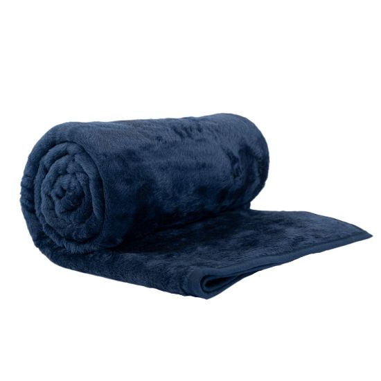 Picture of BLANKET ARANDA NAVY KING 220x275