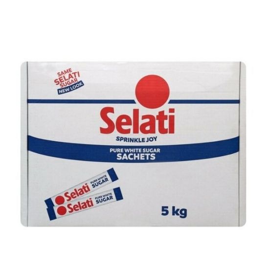 Picture of SUGAR WHITE STICKS SELLEVANTI X 500s