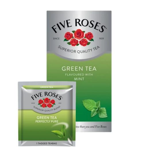 Picture of TEA FIVE ROSES ENV GREEN TEA 1x60