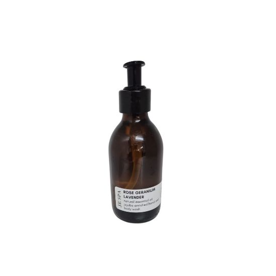 Picture of JE SPA H&B WASH GLASS 200ml ROSE GER LAV