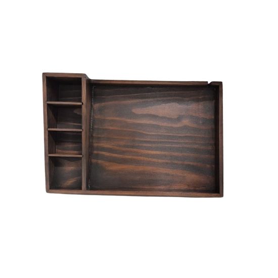 Picture of BEV TRAY WITH DISPLAY IMBUIA