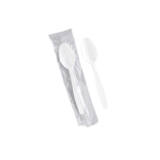 Picture of PLASTIC TEASPOON WRAPPED x250