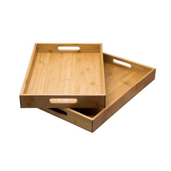 Picture of BEV TRAY HANDLES BAMBOO