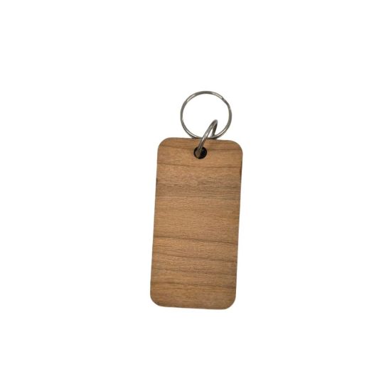 Picture of WOOD KEYRING 18
