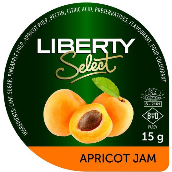 Picture of Jam Apricot Portions Liberty 200x15g