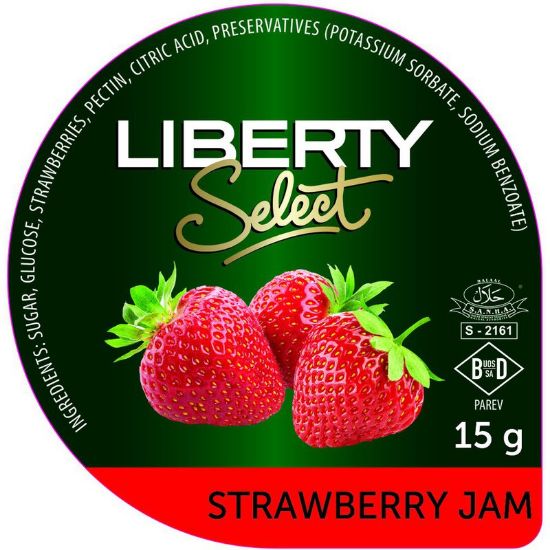Picture of Jam Strawberry Portion Liberty 200x15g