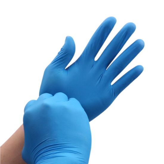 Picture of Gloves Nitrile Blue Meduim (100)