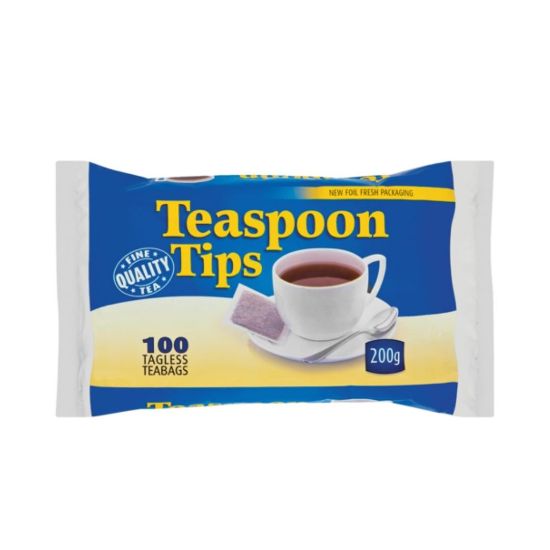 Picture of Tagless Teabags 100 Teaspoon Tips