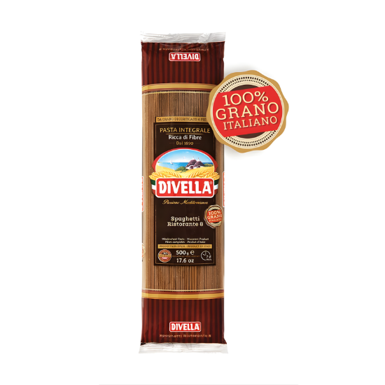 Picture of Pasta Divella Spaghetti Whole Wheat #8 500g